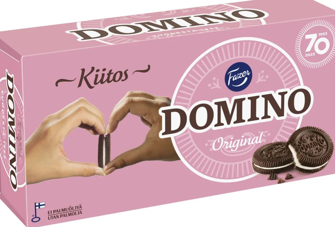 FAZER DOMINO ORIGINAL L, VEGAN 350 G