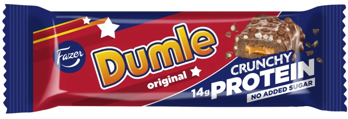 FAZER DUMLE CRUNCHY PROTEIN PATUKKA 45 G