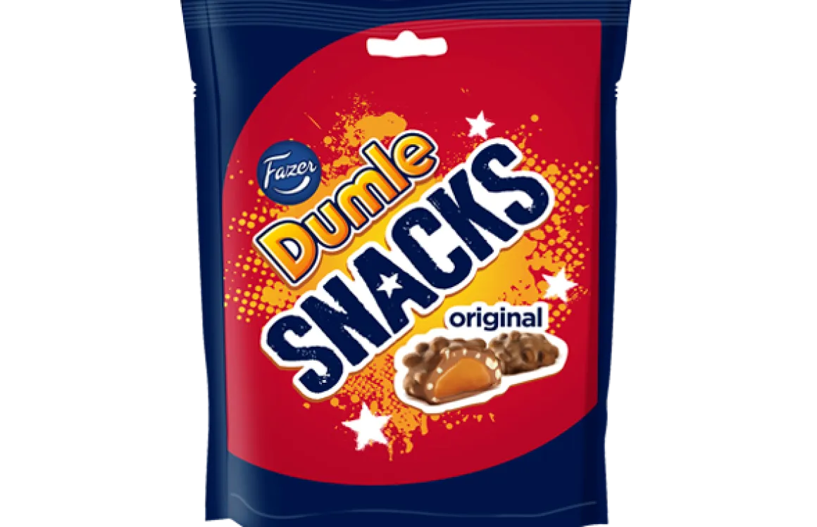 FAZER DUMLE SNACKS TOFFEE KARKKIPUSSI 100 G
