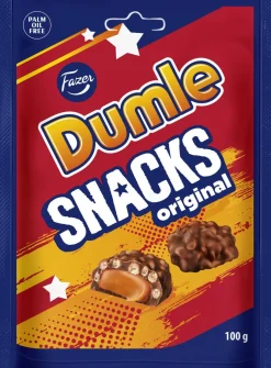 FAZER DUMLE SNACKS TOFFEE KARKKIPUSSI 100 G