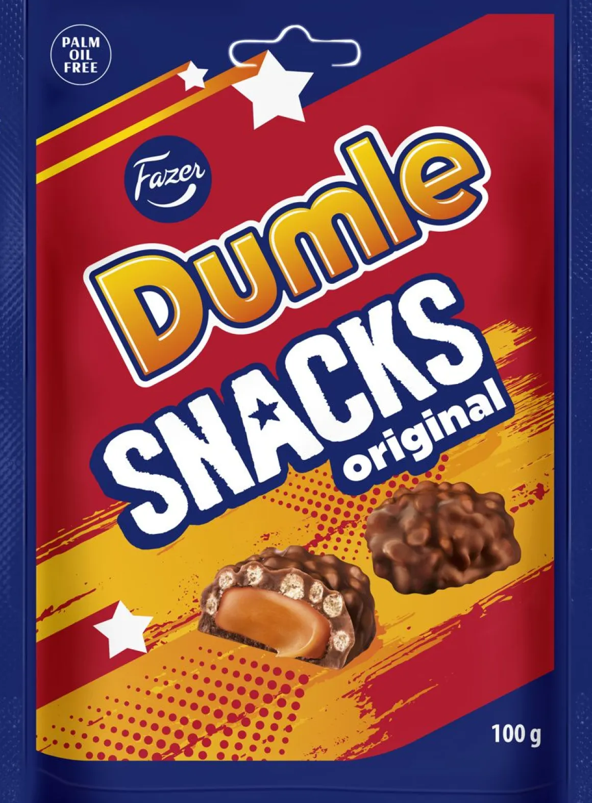 FAZER DUMLE SNACKS TOFFEE KARKKIPUSSI 100 G