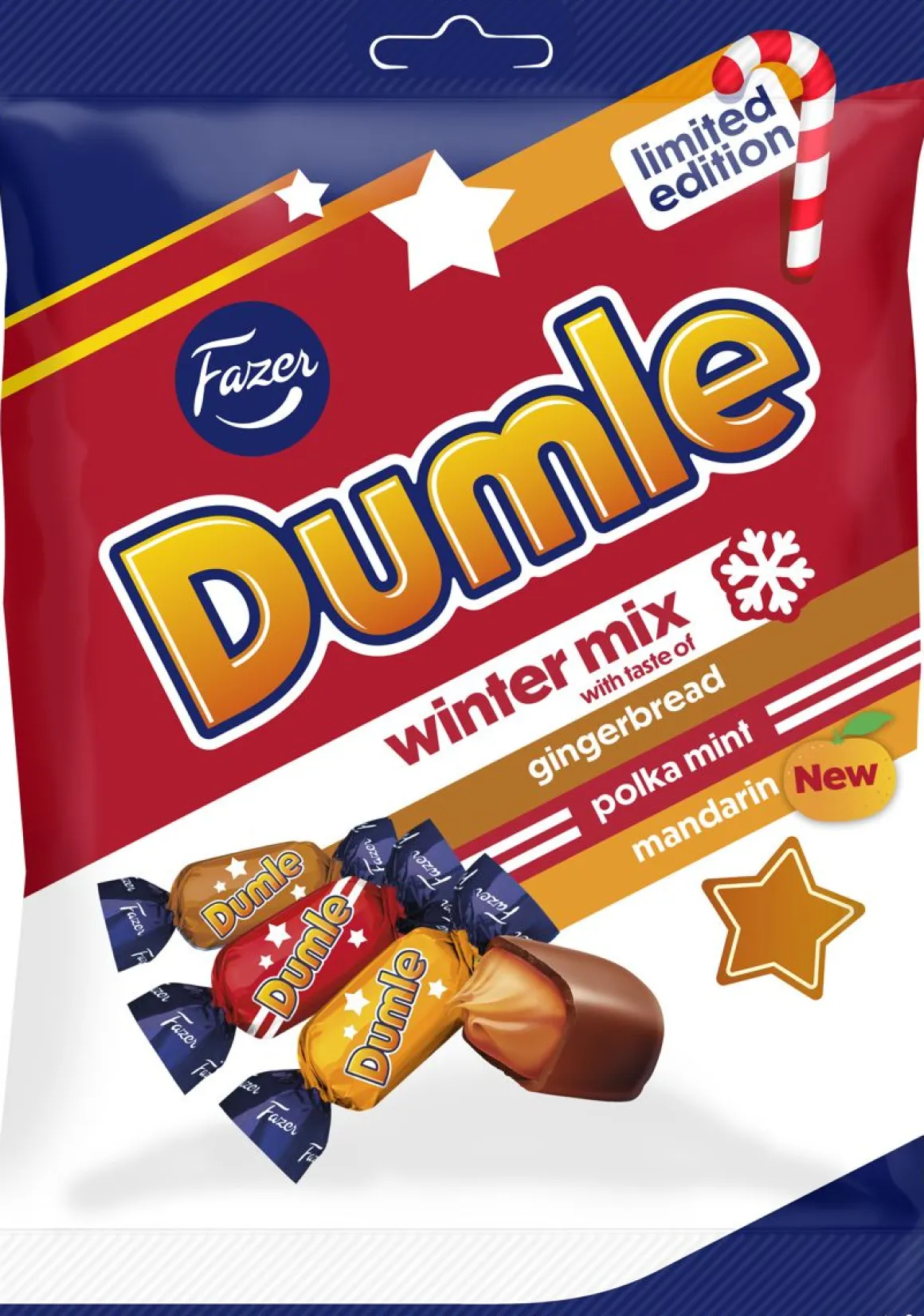 FAZER DUMLE WINTER MIX KARKKIPUSSI 180 G