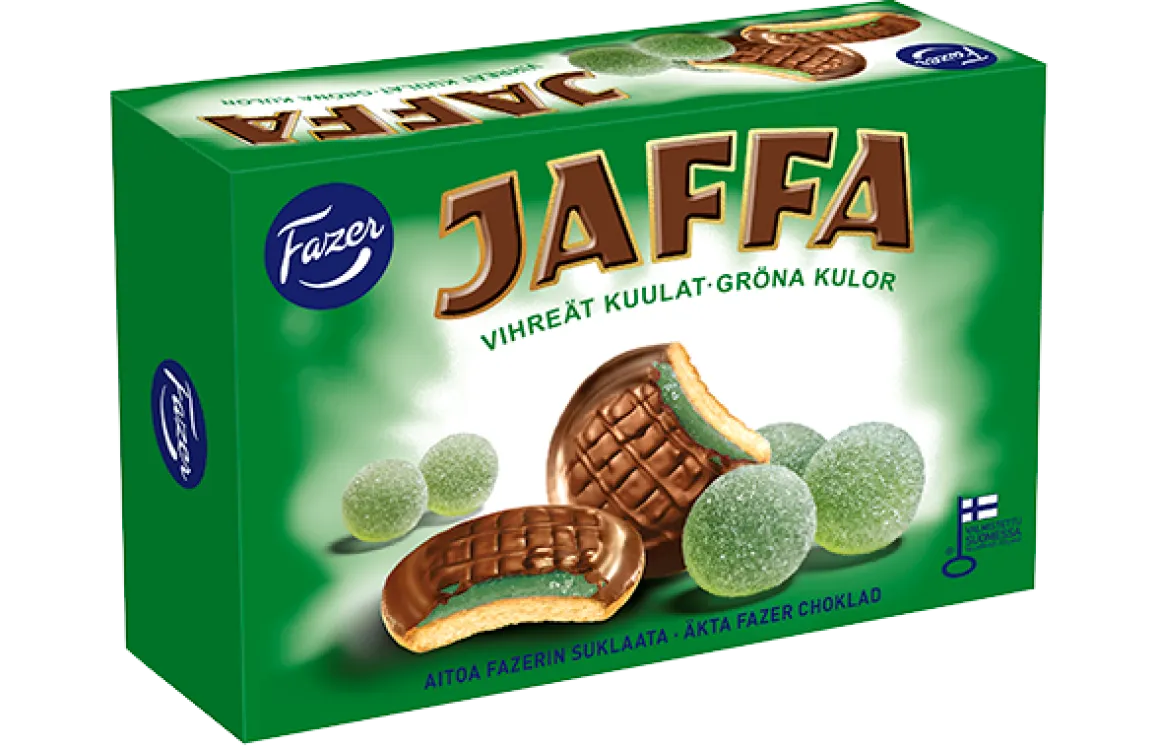FAZER JAFFA VIHREÄT KUULAT TÄYTEKEKSI 300 G
