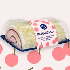 FAZER KAKKURULLA MANSIKKAPAIKKA MANSIKKA-VALKOSUKLAA 485 G