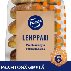 FAZER LEMPPARI PAAHTOSÄMPYLÄ PORKKANA 6KPL 330 G