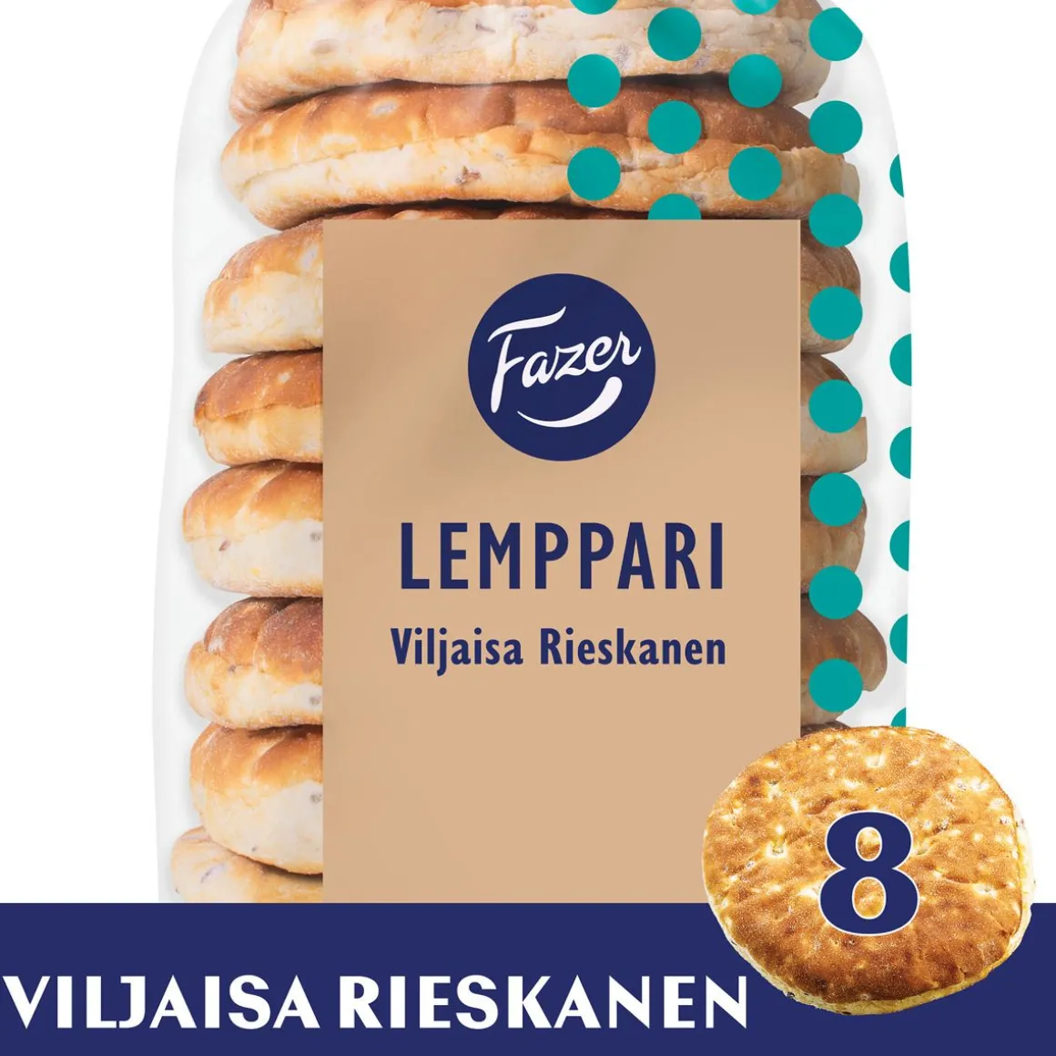 FAZER LEMPPARI VILJAISA RIESKANEN 8KPL 400 G