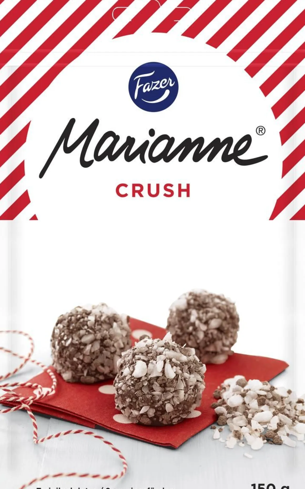 FAZER MARIANNE CRUSH PIPARMINTTUSUKLAA KARAMELLIROUHE 150 G