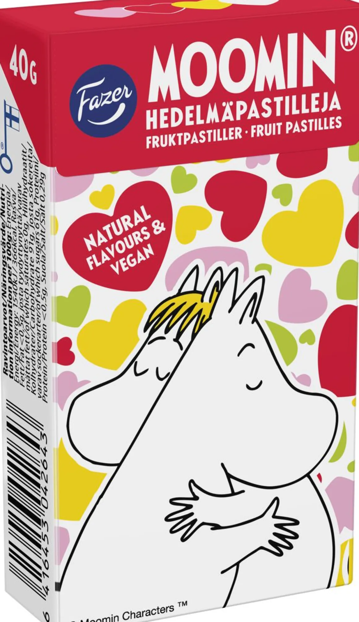 FAZER MOOMIN HEDELMÄPASTILLEJA 40 G