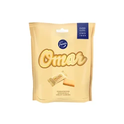 FAZER OMAR PEHMEÄ TOFFEE KARKKIPUSSI 220 G