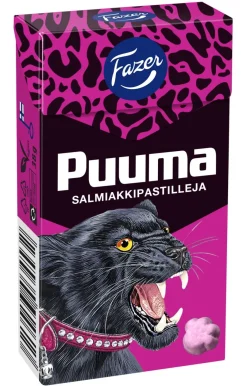 FAZER PANTTERI PUUMA SALMIAKKALAKRITSIRAKEITA 38 G