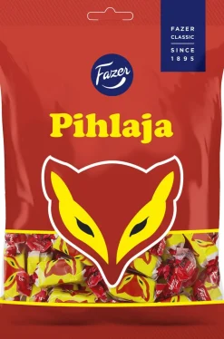 FAZER PIHLAJA HEDELMÄMARMELADI KARKKIPUSSI 220 G