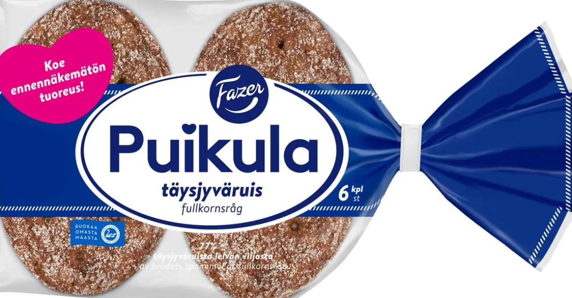 FAZER PUIKULA TÄYSRJYVÄRUIS 6KPL 330 G