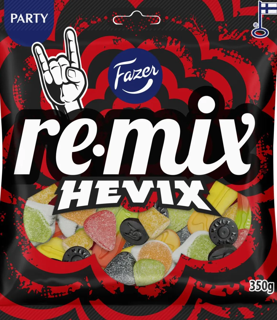FAZER REMIX HEVIX SEKOITEPUSSI 350 G