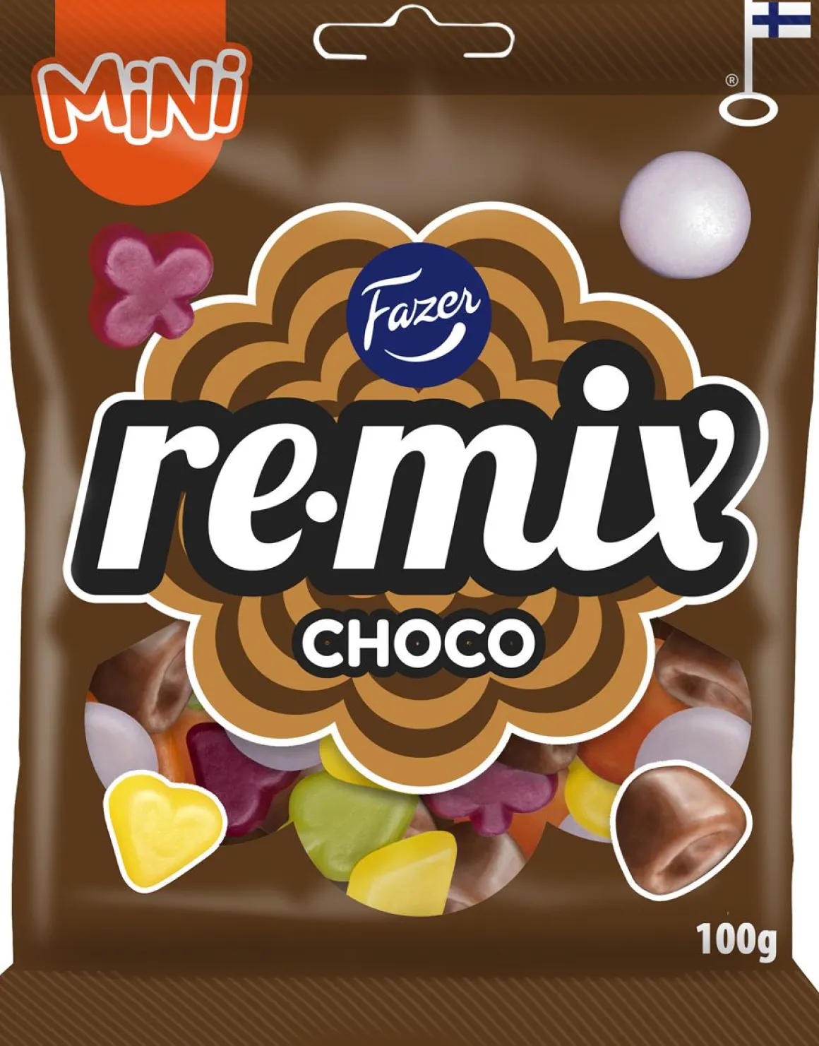 FAZER REMIX MINI CHOCO KARKKIPUSSI 100 G
