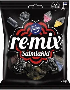 FAZER REMIX SALMIAKKI KARKKIPUSSI 230 G