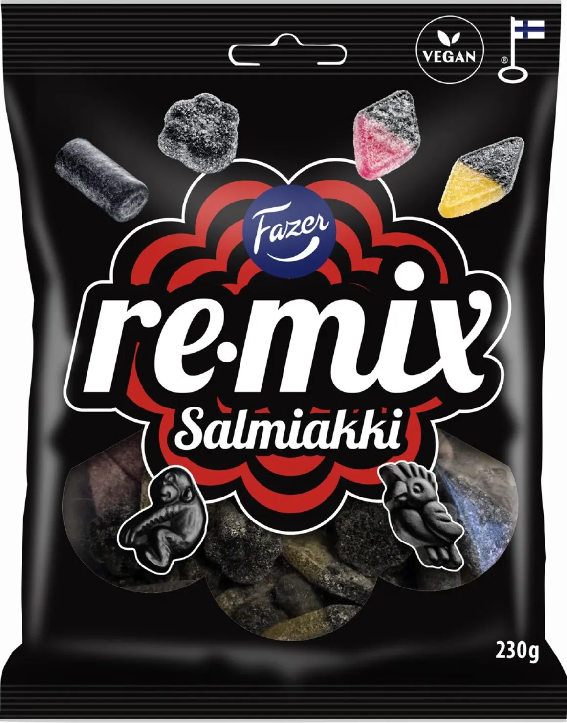 FAZER REMIX SALMIAKKI KARKKIPUSSI 230 G