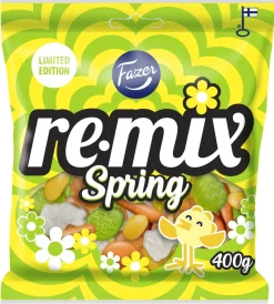 FAZER REMIX SPRING KARKKIPUSSI 400 G