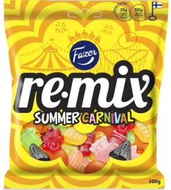 FAZER REMIX SUMMER CARNIVAL KARKKIPUSSI 500 G