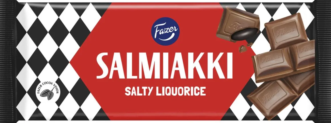 FAZER SALMIAKKISUKLAALEVY 100 G