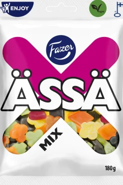 FAZER ÄSSÄ MIX HEDELMÄ- JA LAKRITSIMAKEISIA 180 G