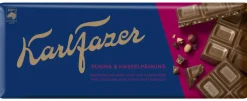 FAZER SUKLAALEVY RUSINA & HASSELPÄHKINÄ 200 G