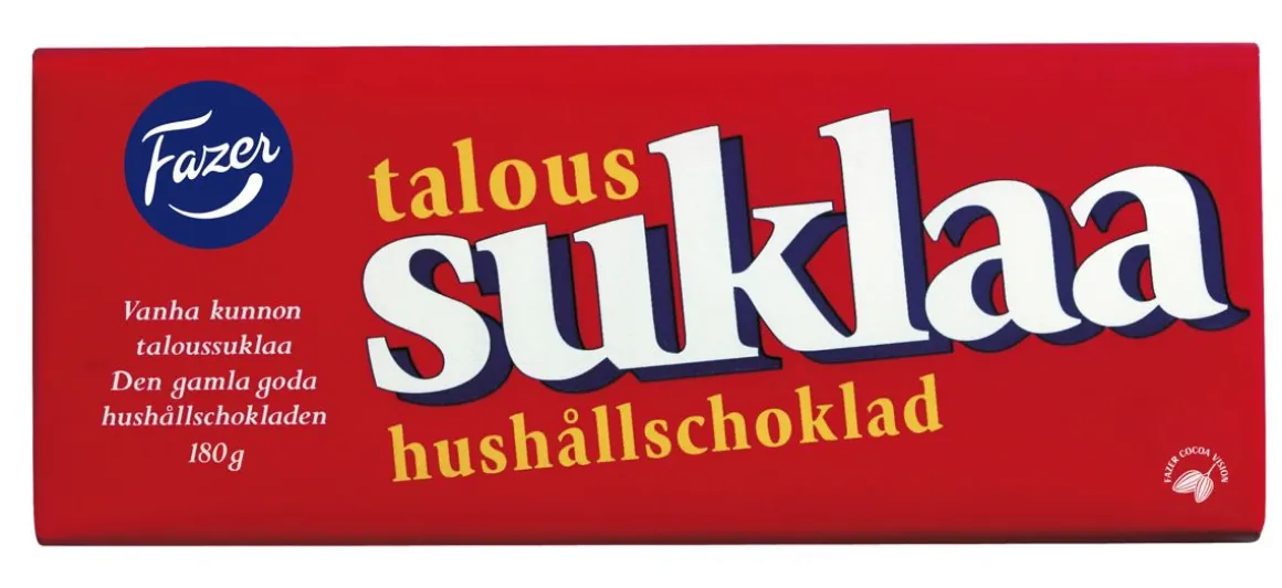 FAZER TALOUSSUKLAA 180 G