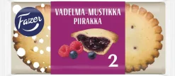 FAZER VADELMA-MUSTIKKAPIIRAKKA 2KPL 140 G