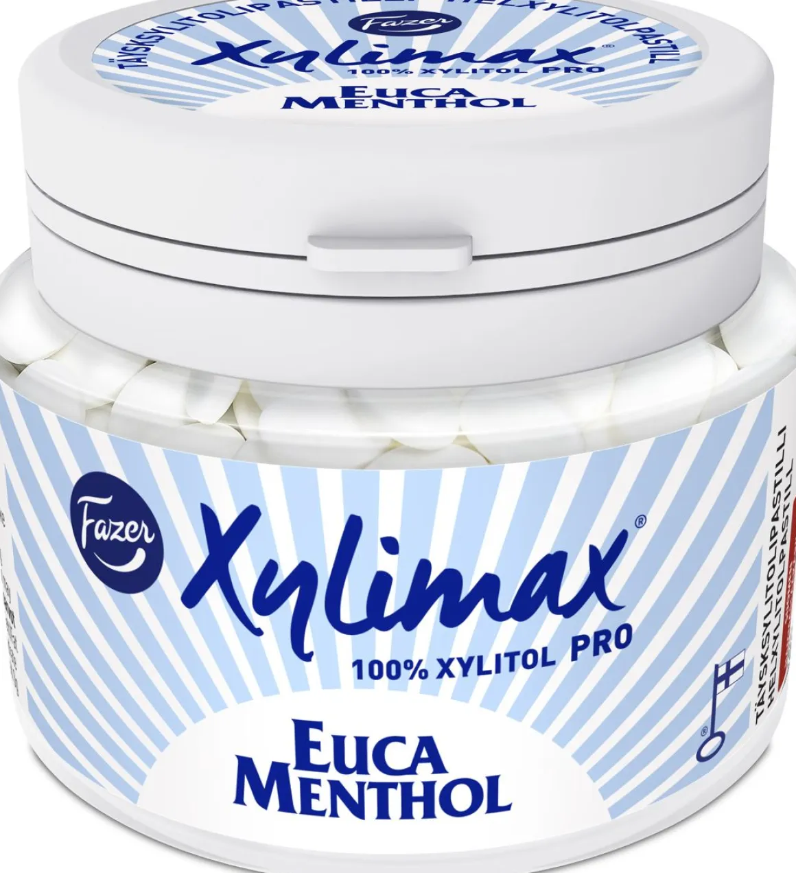 FAZER XYLIMAX EUCAMENTHOL PASTILLI PURKKI 90 G