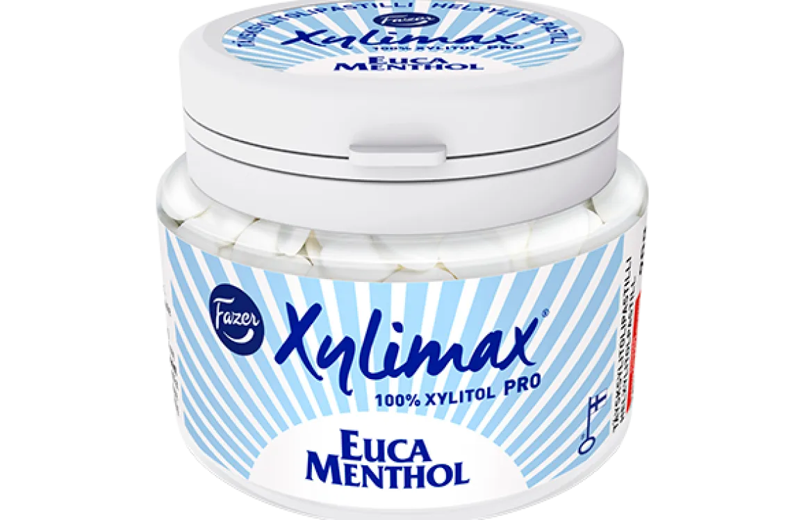 FAZER XYLIMAX EUCAMENTHOL PASTILLI PURKKI 90 G