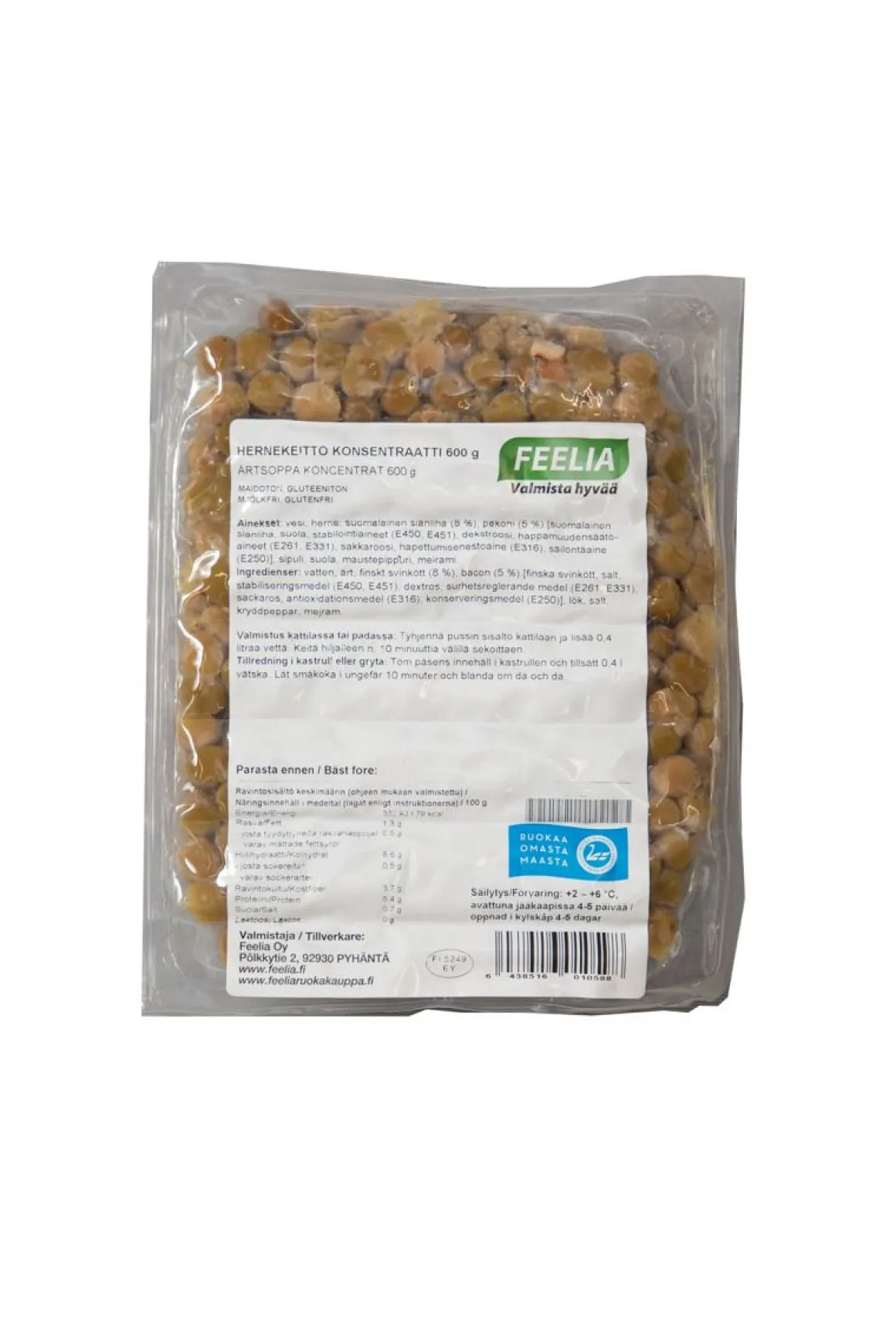 FEELIA HERNEKEITTO KONSENTRAATTI 600 G