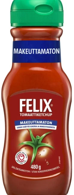 FELIX MAKEUTTAMATON KETCHUP 480 G