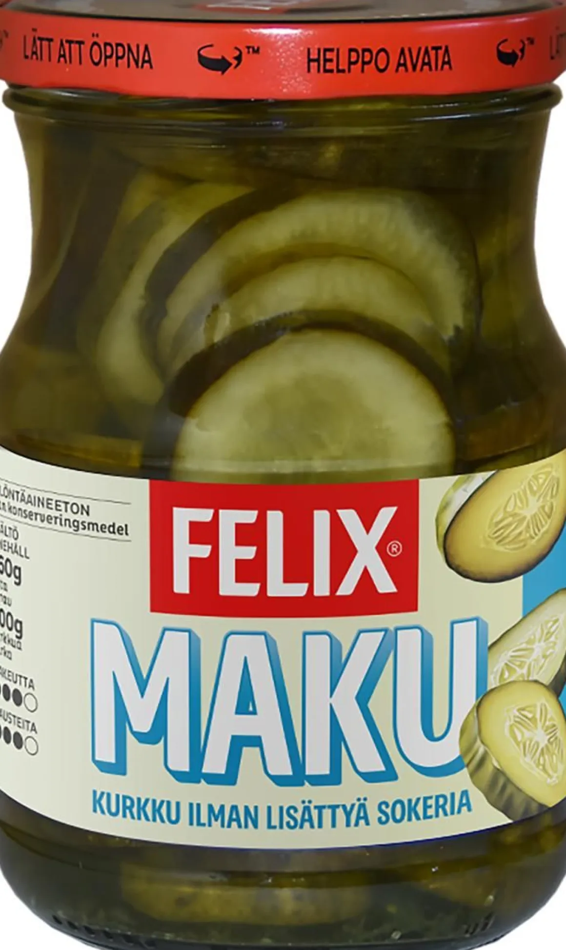 FELIX MAKU VIIPALEKURKKU ILMAN LIS.SOK. 300 G