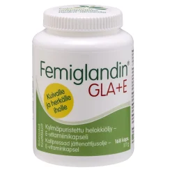 FEMIGLANDIN GLA+E-VITAMIINI 168 KPL