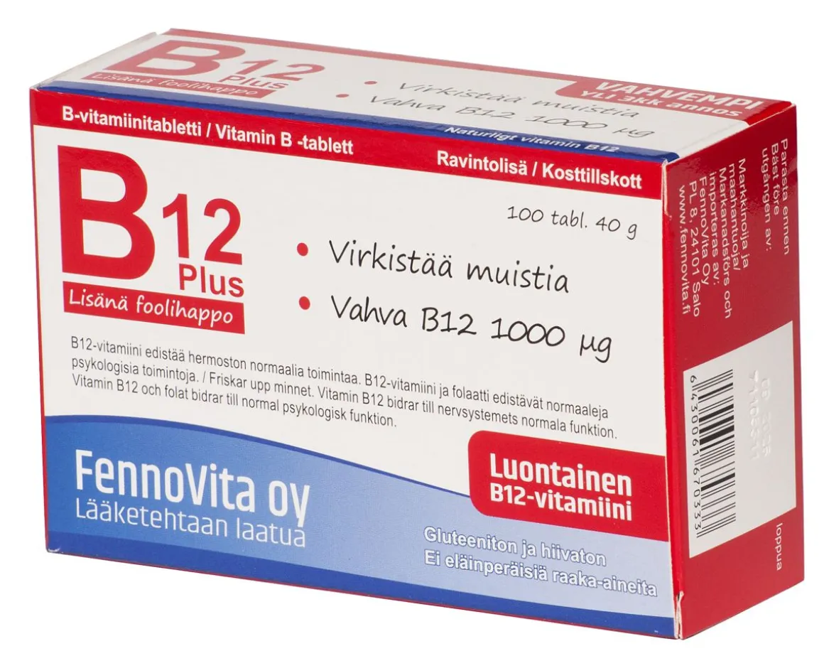 FENNOVITA B12 + FOOLIHAPPO 100 KPL