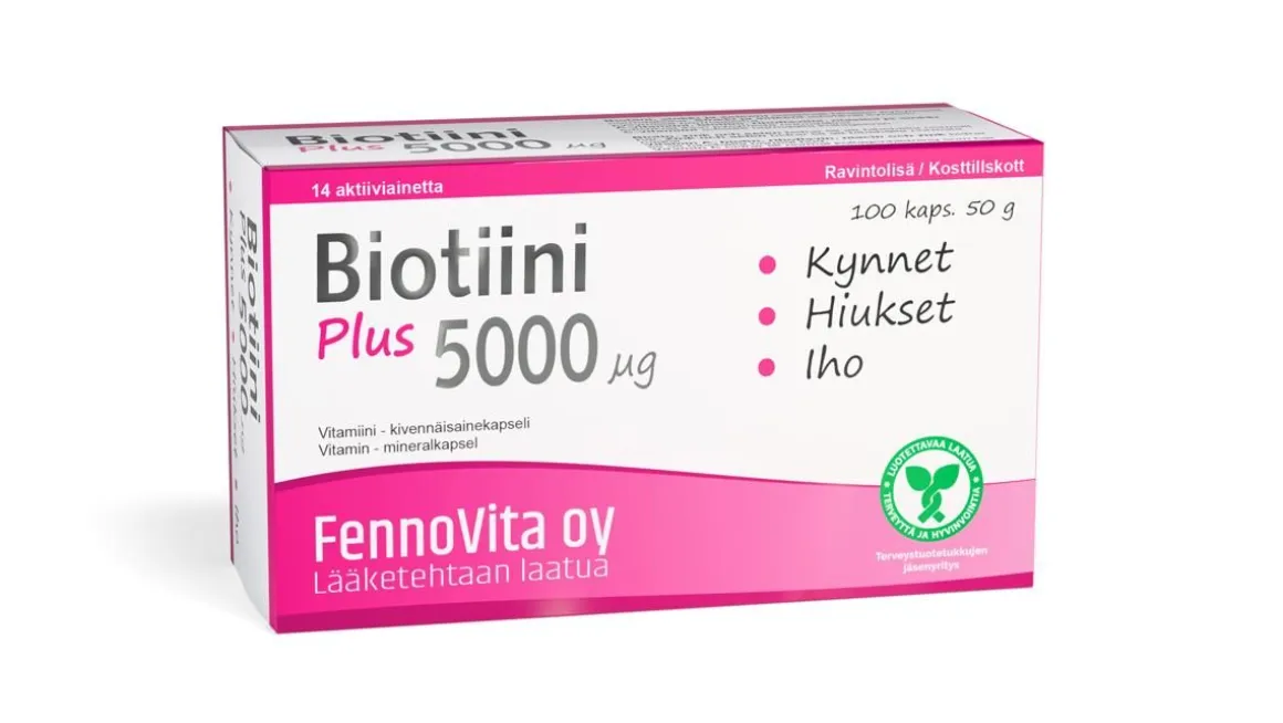 FENNOVITA BIOTIINI PLUS 100 KPL