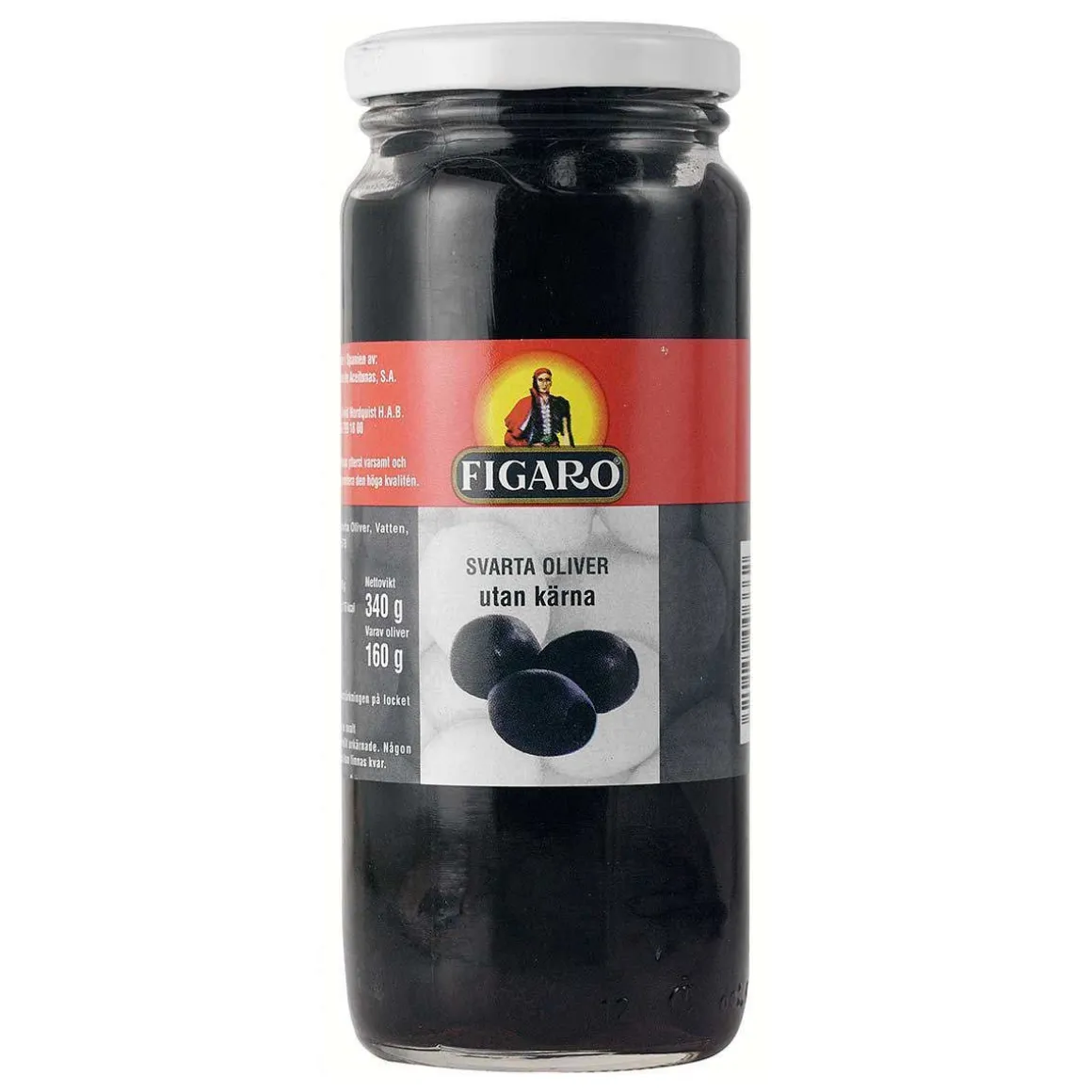 FIGARO OLIIVI MUSTA KIVETÖN 160 G
