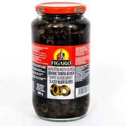 FIGARO OLIIVI MUSTA VIIPALOITU 480 G