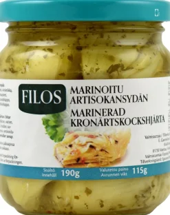 FILOS ARTISOKANSYDÄN MARINOITU 190/115G 115 G