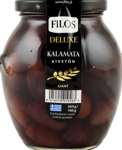 FILOS DELUXE KALAMATA OLIIVI KIVETÖN 360/180G 180 G