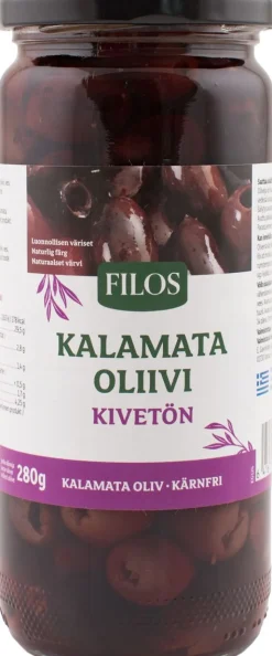 FILOS KALAMATA OLIIVI KIVETÖN 280 G