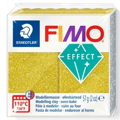 FIMO MUOVAILUMASSA FIMO EFFECT 112 KULTA GLITTER