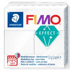 FIMO MUOVAILUMASSA FIMO EFFECT 014 WHITE TRANSLUCENT