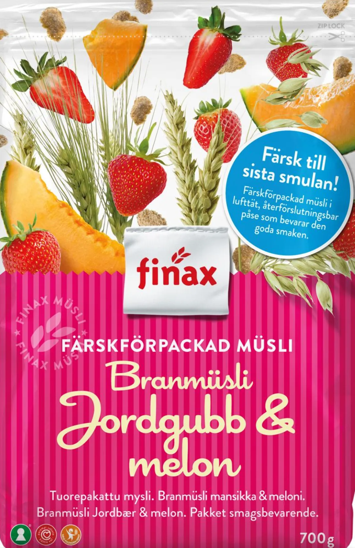 FINAX MYSLI MANSIKKA-MELONI 650 G