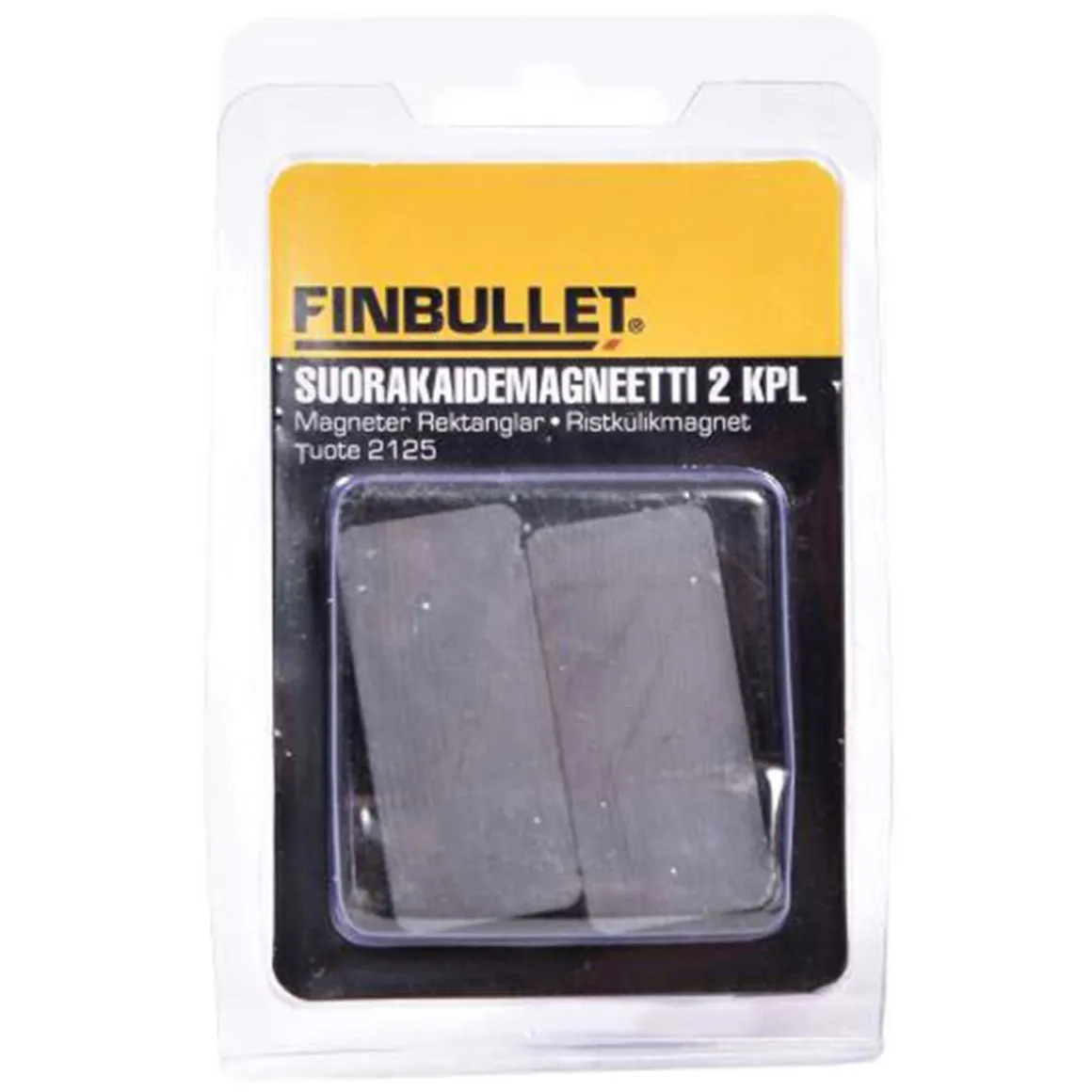 FINBULLET SUORAKAIDE MAGNEETIT 2KPL