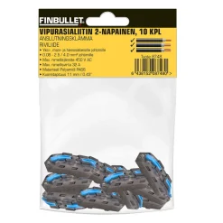 FINBULLET VIPURASIALIITIN 2PIN SUORA 10KPL