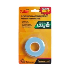 FINBULLET KAKSIPUOLITEIPPI 24X1MM 1,5M