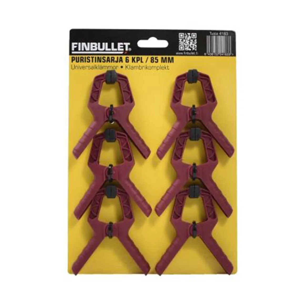 FINBULLET PURISTINSARJA 6KPL 85MM
