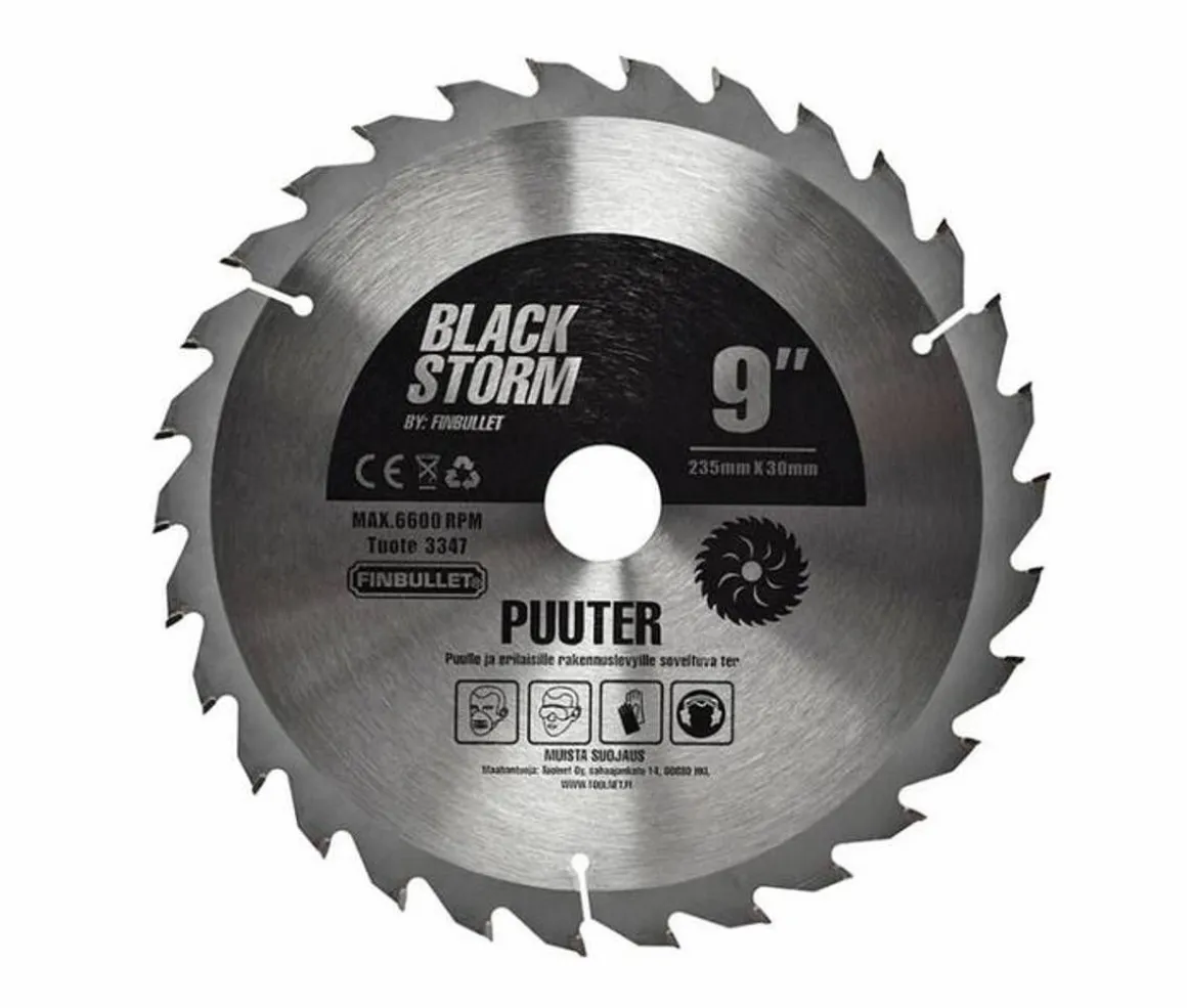 FINBULLET PYÖRÖSAHANTERÄ 235X30X2,6 MM 30T