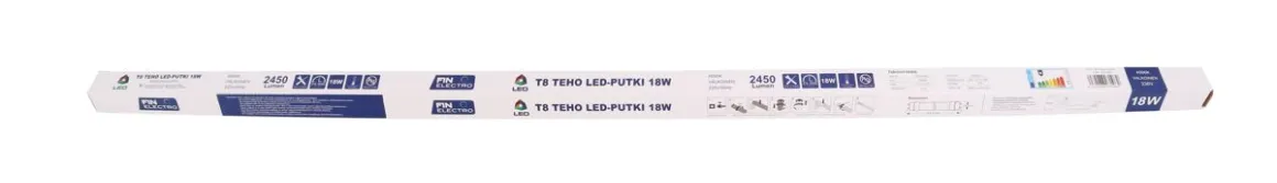 FINELECTRO TEHO LED-PUTKI 18W, 2450LM, G13, Ø26X1213MM