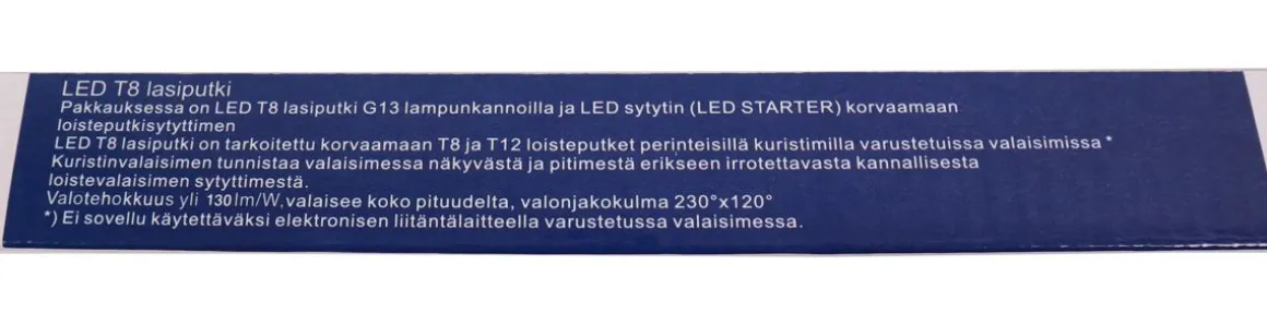 FINELECTRO TEHO LED-PUTKI 18W, 2450LM, G13, Ø26X1213MM